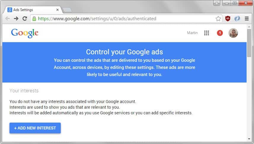 How to Control the Ads that Google Sends You