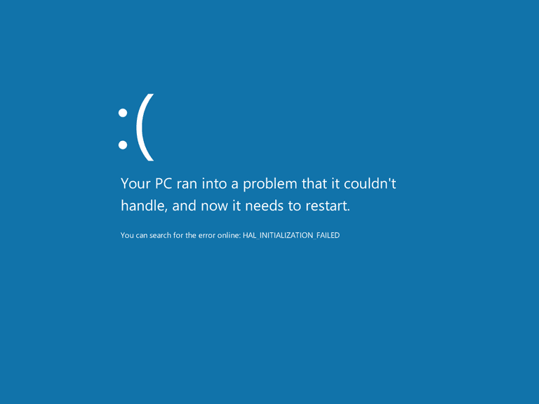 how to deal with blue screen errors